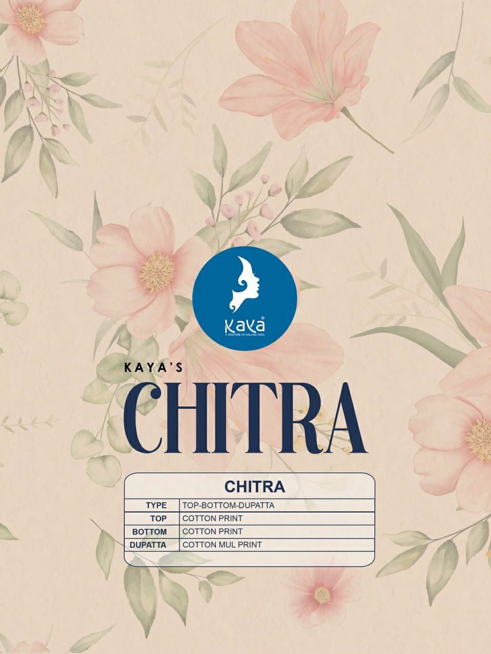 Chitra By Kaya Straight Cut Cotton Printed Kurti With Bottom Dupatta Wholesale Price In Surat